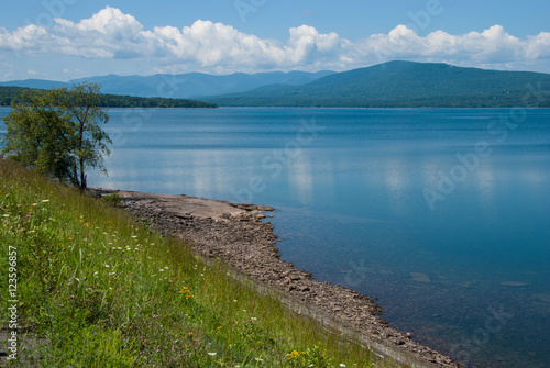 Ashokan Reservoir and the Catskills photo