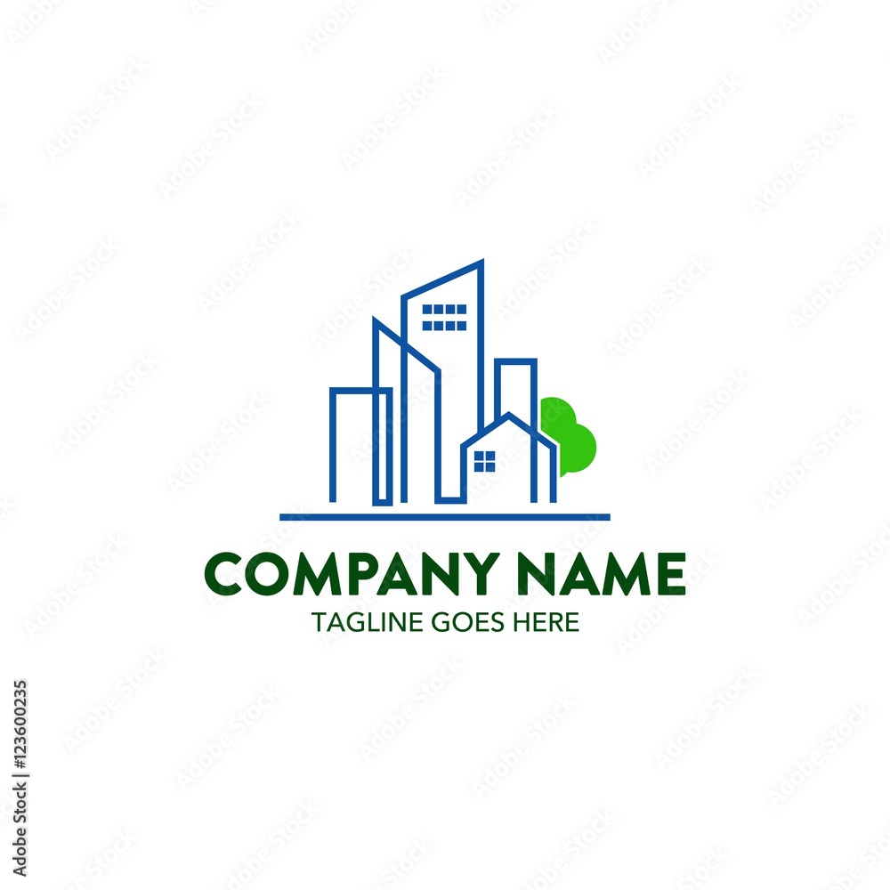 House And Real Estate Logo Template