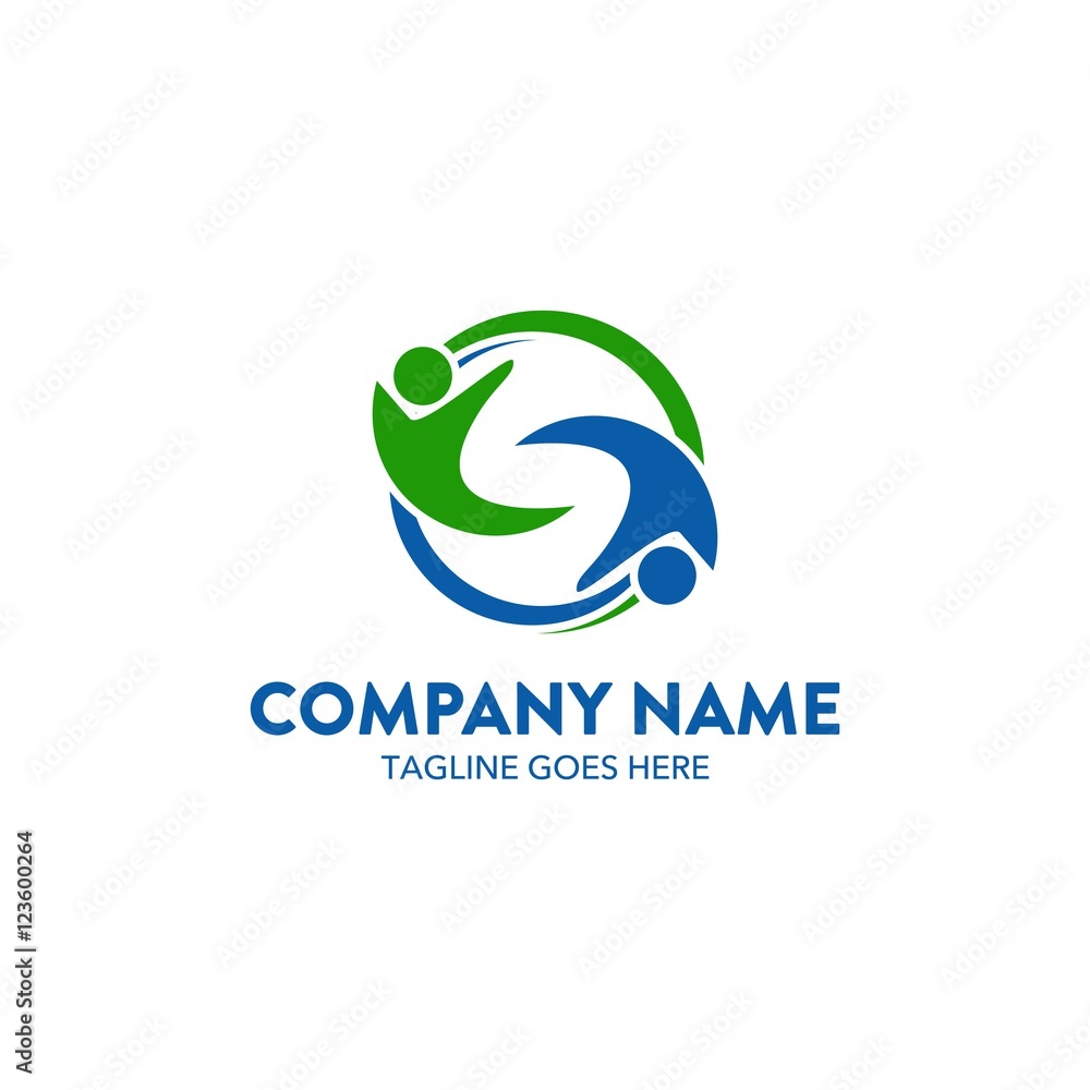 Obraz premium Child Care Logo Template