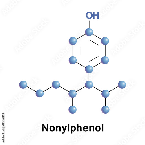 Nonylphenol is a alkylphenol, used in producing antioxidants, lubricating oil additives, laundry, detergents, emulsifiers, solubilizers. It also acts as xenoestrogen and as an agonist of the GPER.