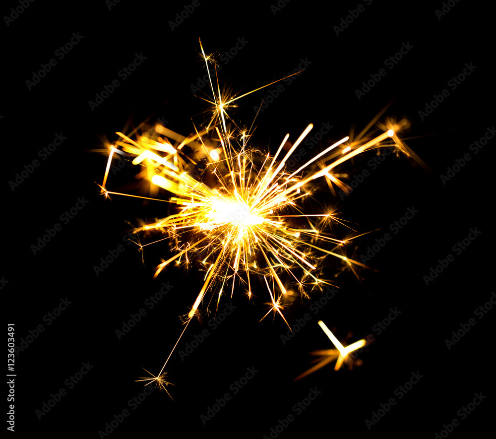 graphic resources of firecracker on black background.