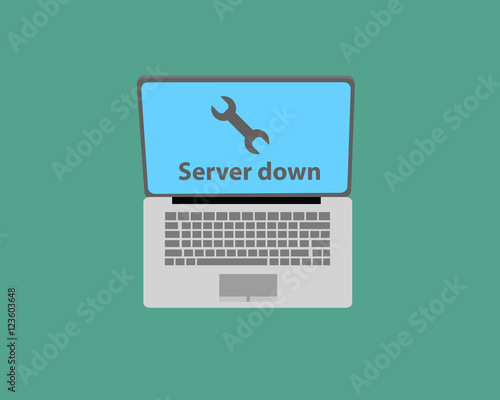 computer service vector icon.