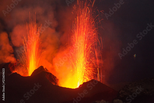 Eruption - Stomboli - Vulkan - Ausbruch