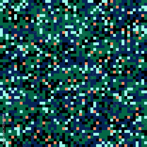 abstract square pixel mosaic background