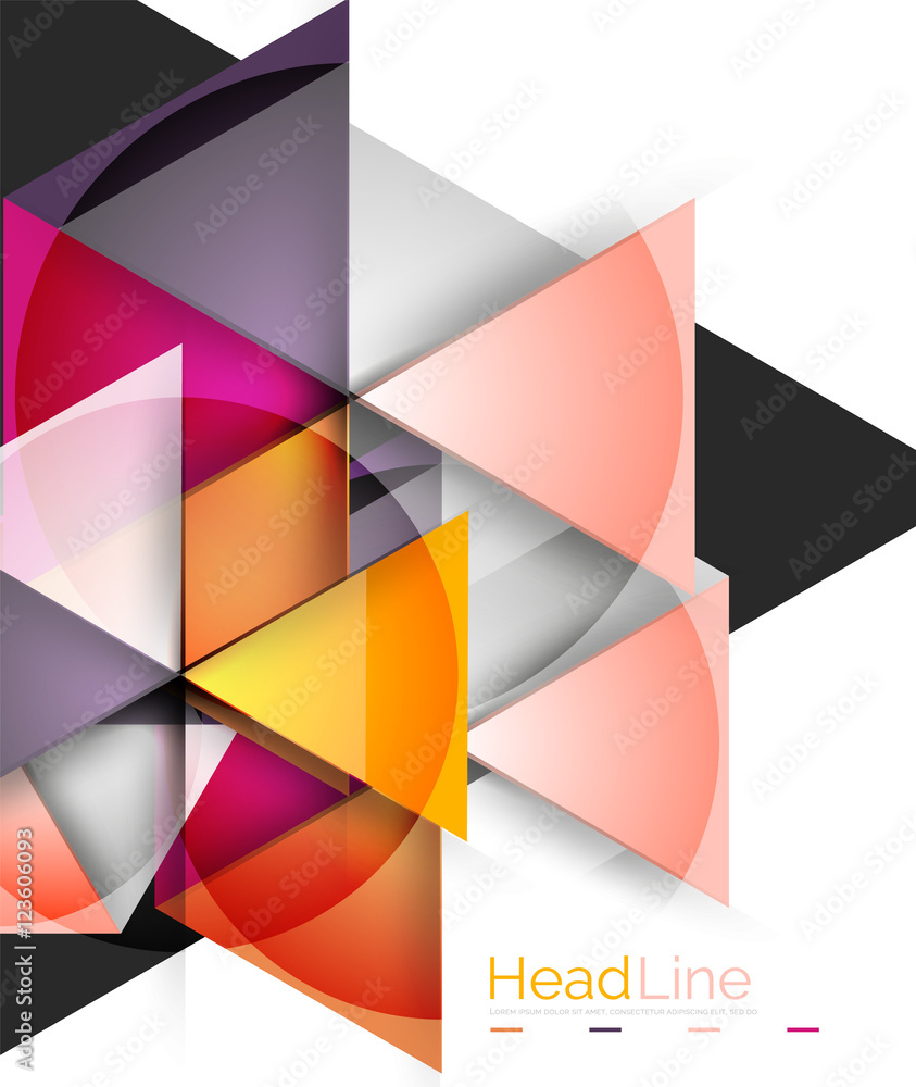Triangle abstract background Triangle abstract background