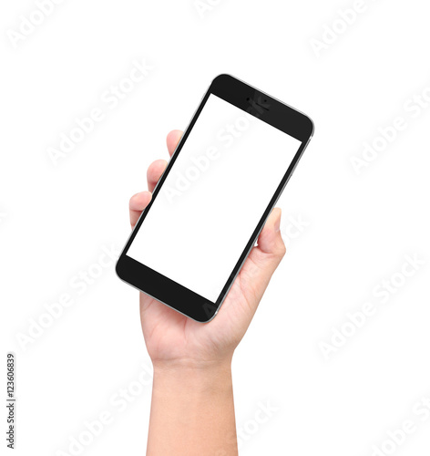 smartphone in hand