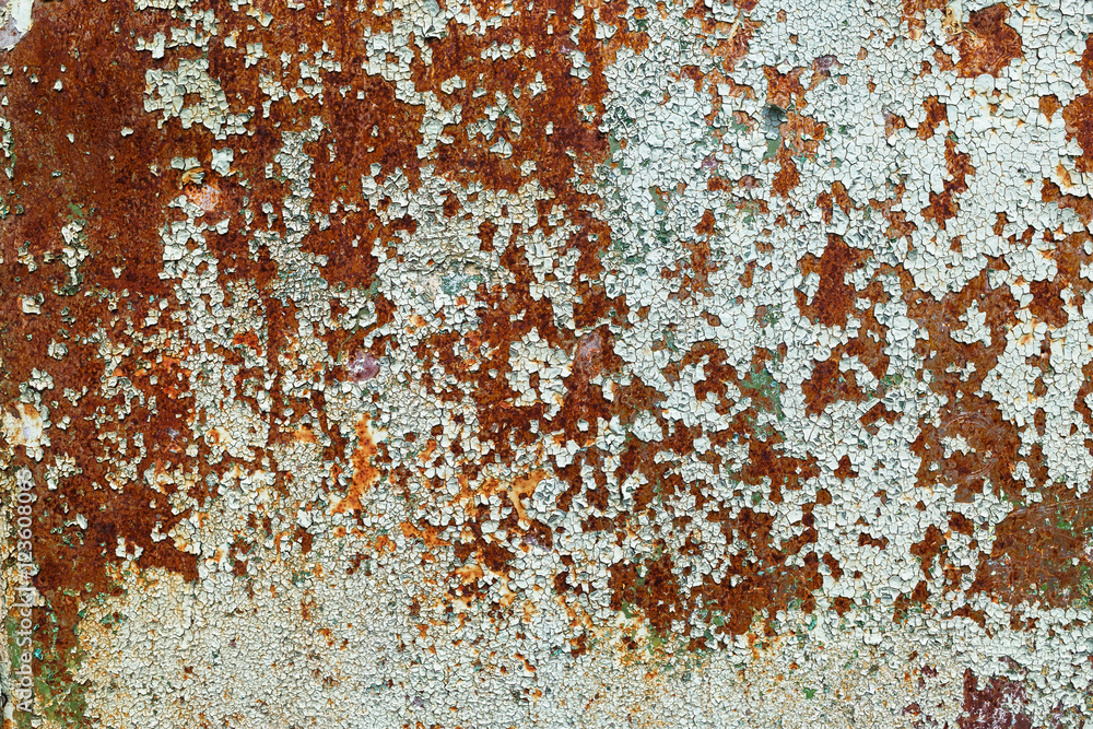 Rust and peeling paint Rust and peeling paint