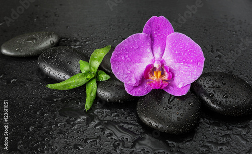 Spa concept with zen stones...