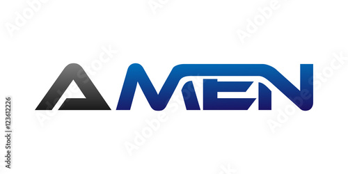 Modern Men Logo Vector amen