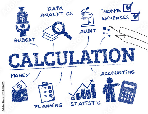 calculation concept concept doodle