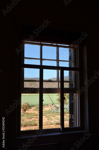 View through window