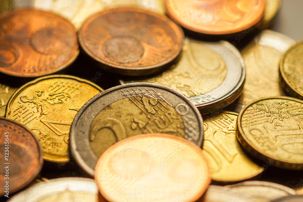 Background of Euro coins money (European currency)
Background of Euro coins money (European currency)