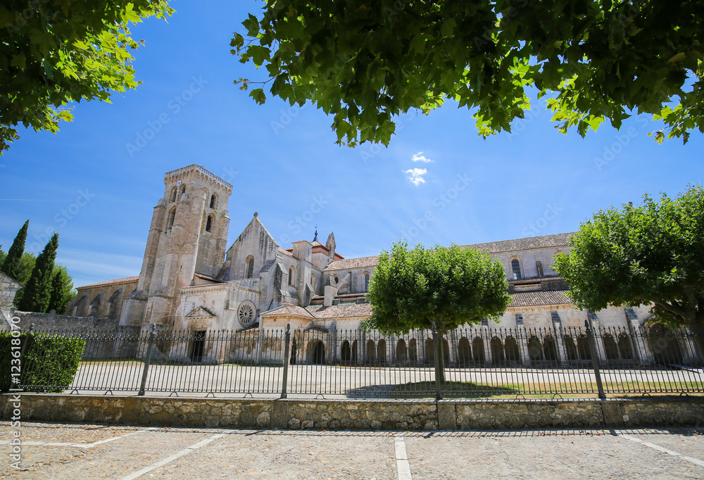 Las Huelgas Abbey near Burgos in Spain