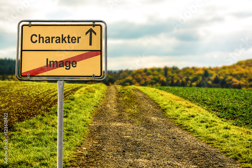 Schild 174 - Charakter photo