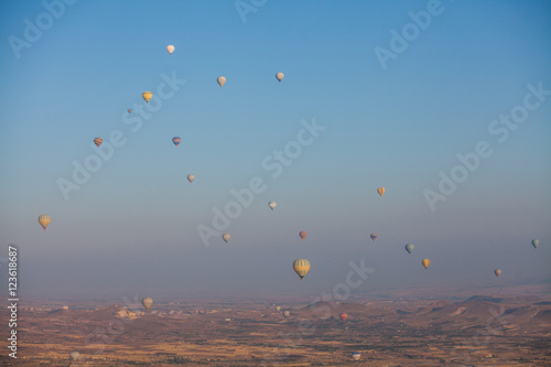 Hot air balloons in Cappadocia