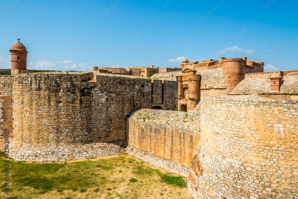 Fort of Salses le Chateau in the south of France