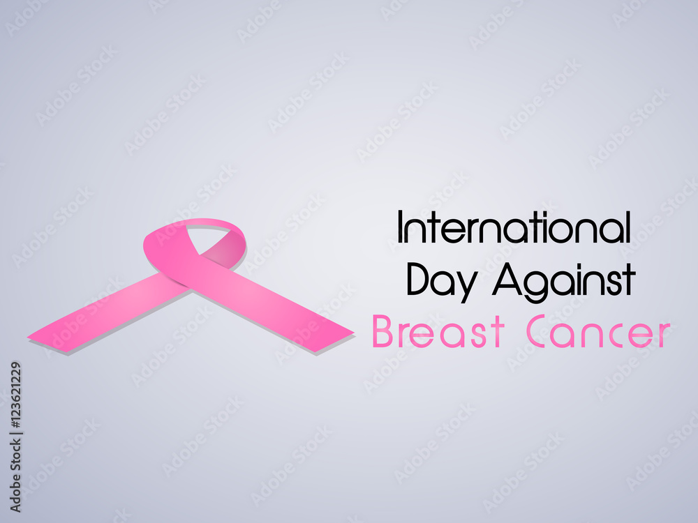 International day against breast cancer background International day against breast cancer background