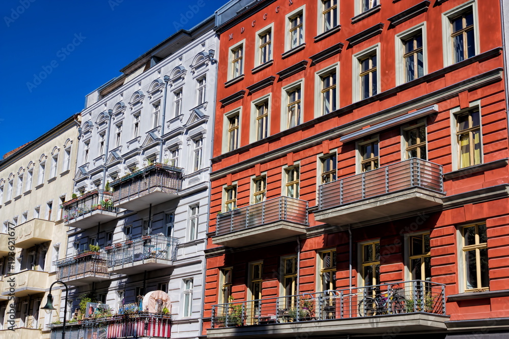 Fototapeta premium Sanierte Altbauten