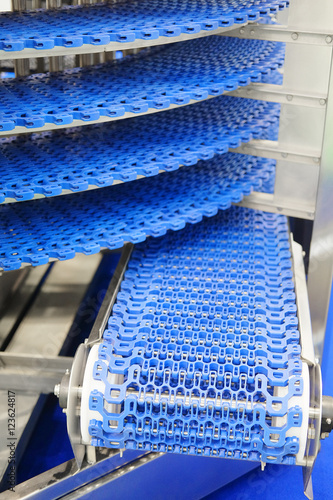 Equipment of a food factory photo