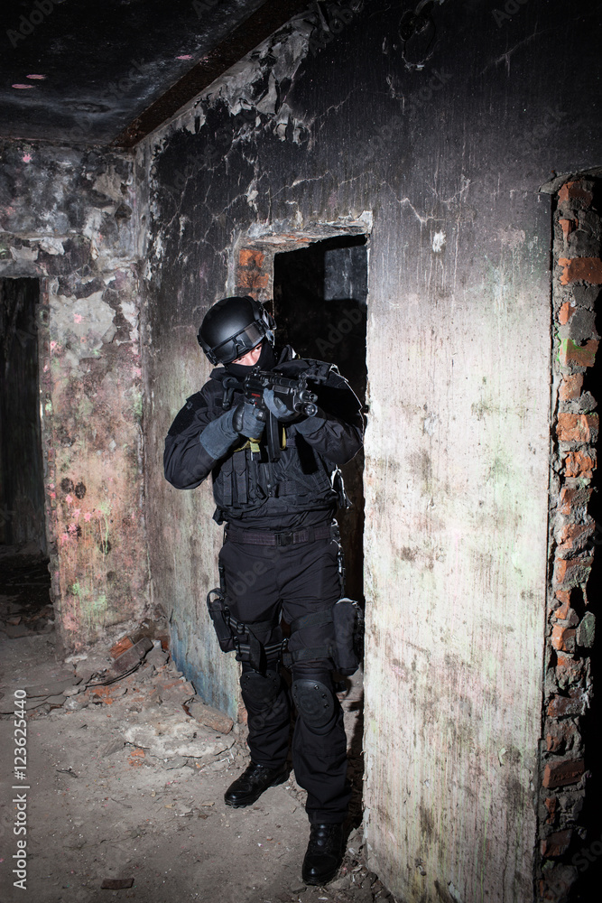 Special forces/ antiterrorist police unit/private military contractor