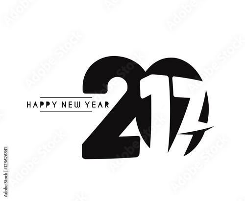 Happy new year 2017 Background