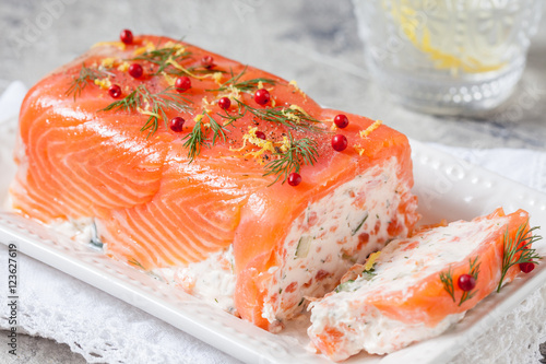 Delisius salmon terrine photo