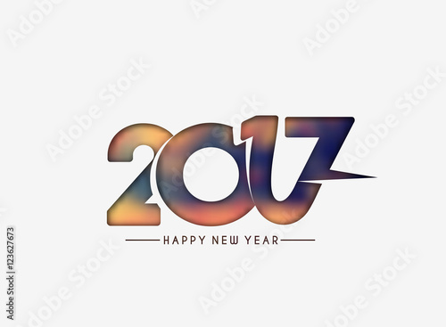Happy new year 2017 Background
