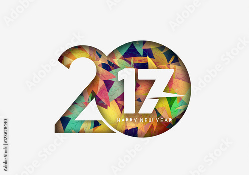 Happy new year 2017 Background