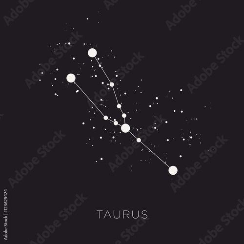 Star constellation zodiac vector