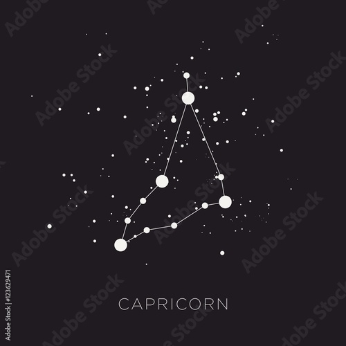 Star constellation zodiac vector