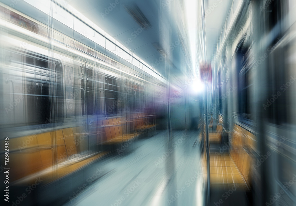 Fototapeta premium speed city life - concept