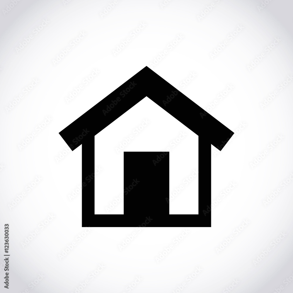 home icon stock vector illustration flat design home icon stock vector illustration flat design