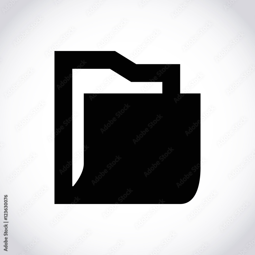 folder icon stock vector illustration flat design folder icon stock vector illustration flat design