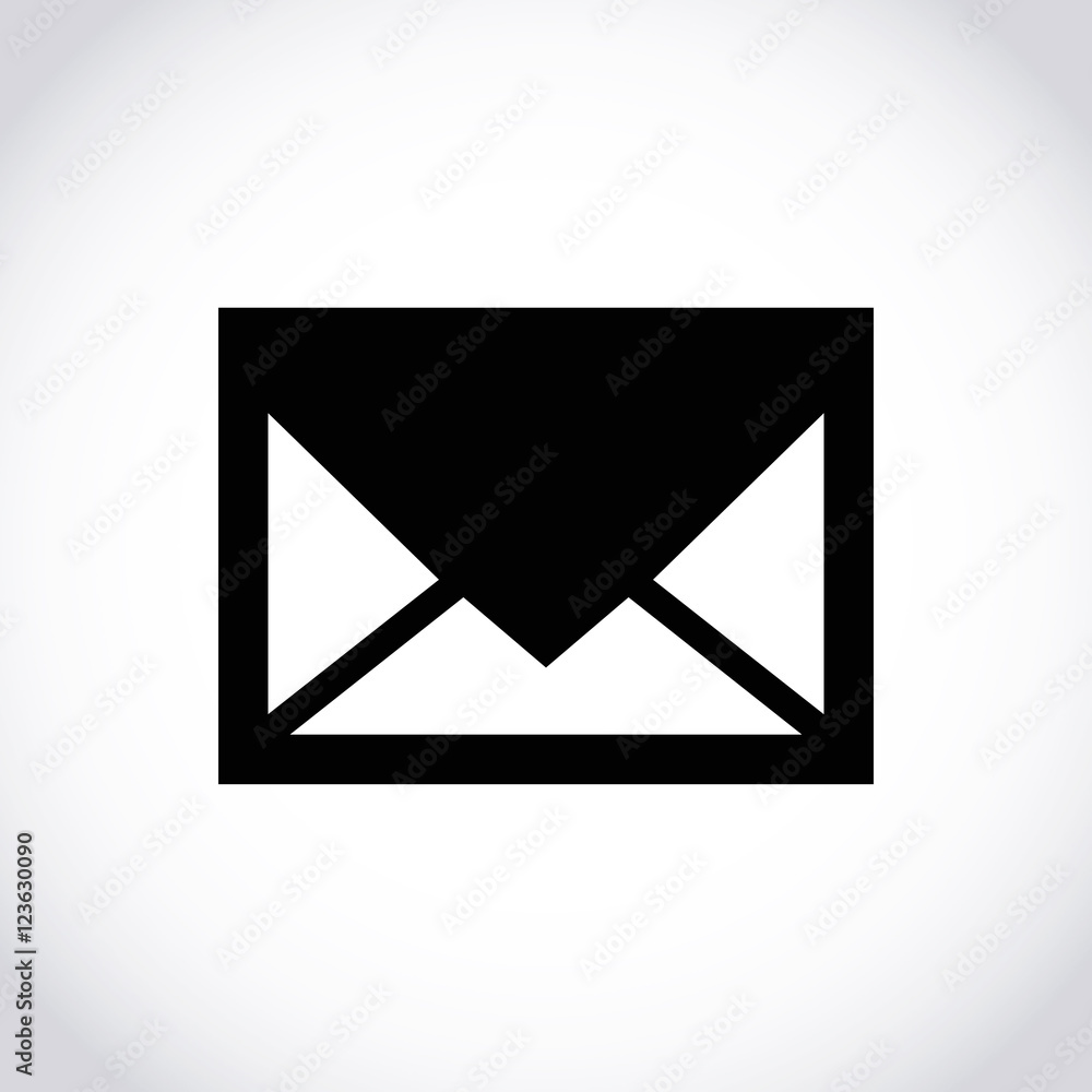 email icon stock vector illustration flat design email icon stock vector illustration flat design