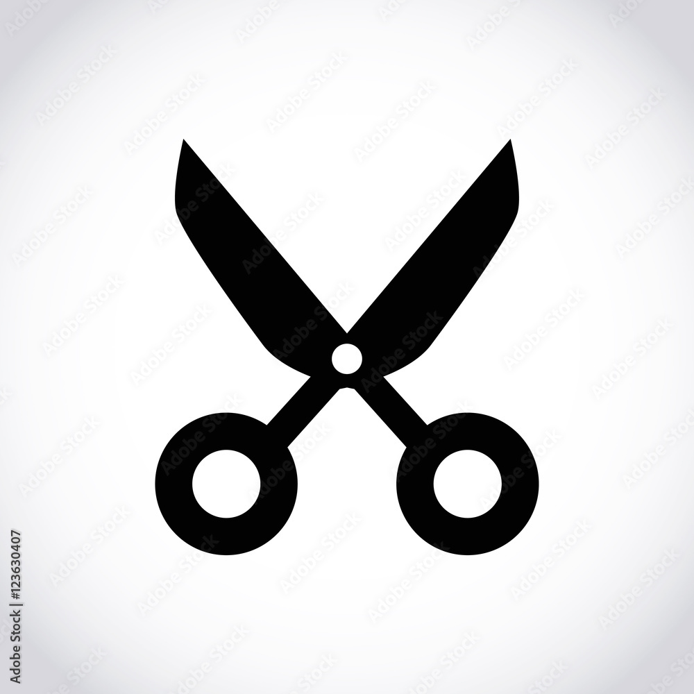 cut icon stock vector illustration flat design cut icon stock vector illustration flat design