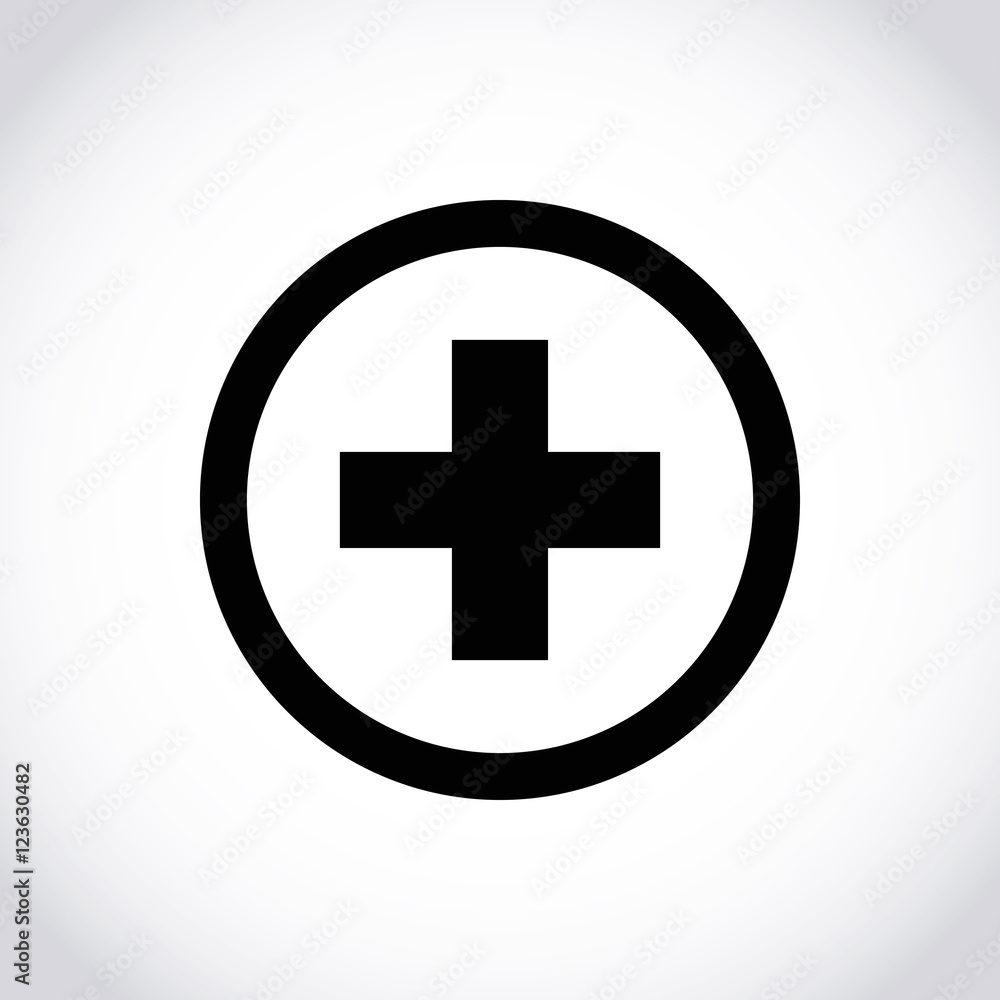 plus icon stock vector illustration flat design plus icon stock vector illustration flat design