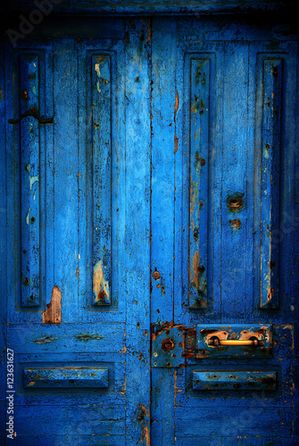 Blue door. Essaouira.Morocco