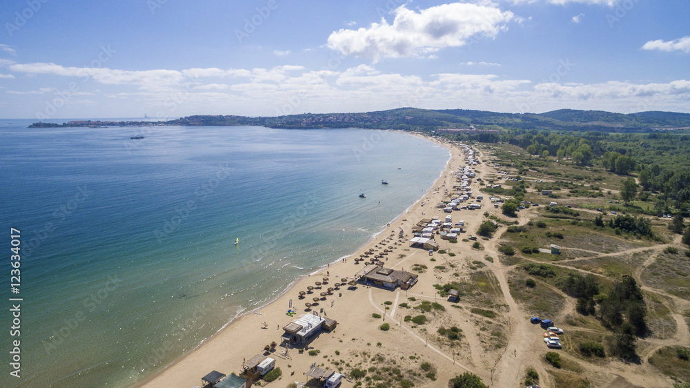 Camping Gradina, Bulgaria, aerial photo