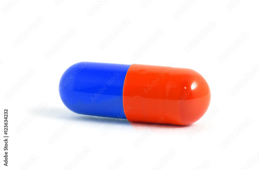 pills capsules isolated on white background pills capsules isolated on white background
