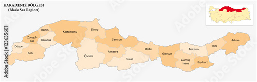Black Sea Region Map