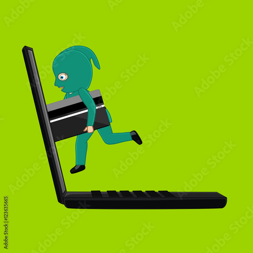 Thief Hacker Steal Your Credit Card