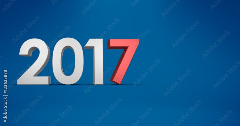 Composite image of digital image of number Composite image of digital image of number