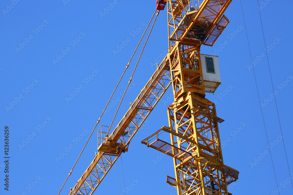 machinery construction crane