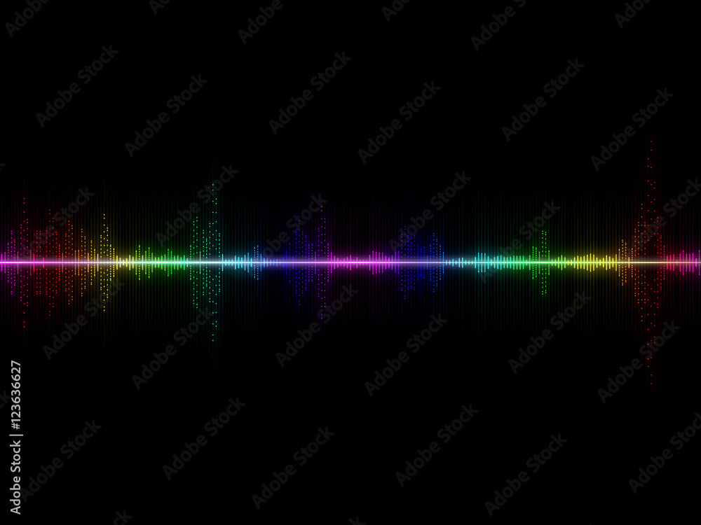 Abstract Colorful Music Equalizer Background. Abstract Colorful Music Equalizer Background.