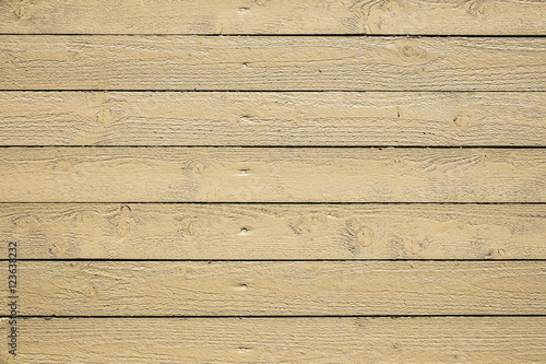 Empty wooden wall. Yellow wood panel background. Hardwood planks with nice texture and copy space.