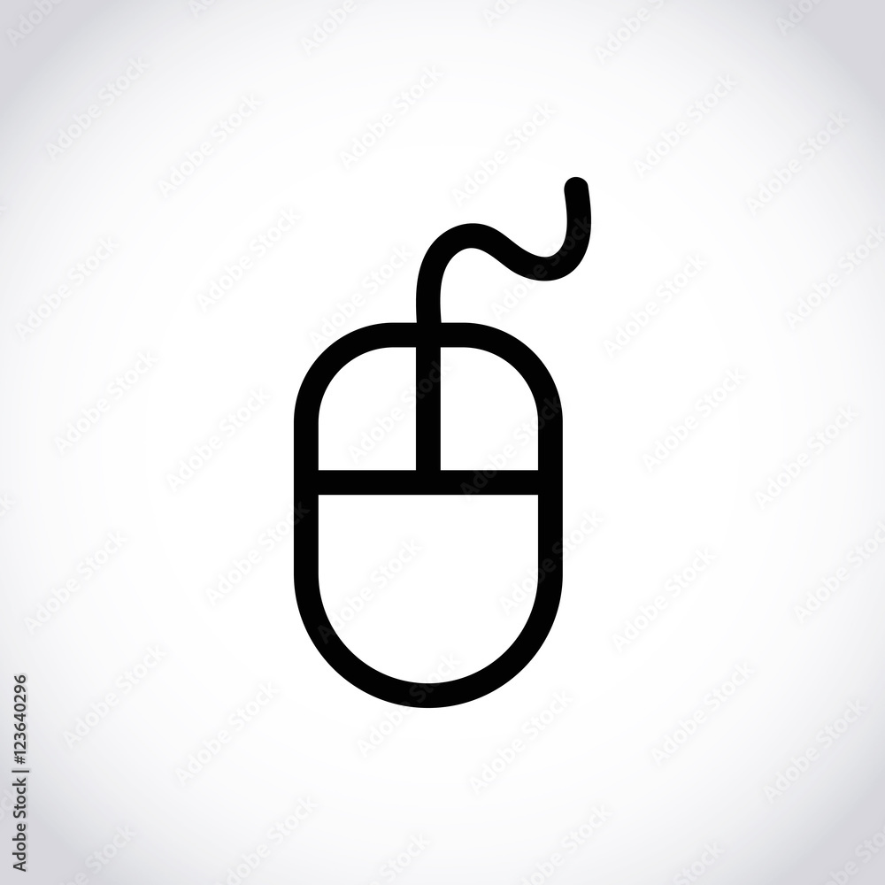 computer mouse icon stock vector illustration flat design computer mouse icon stock vector illustration flat design