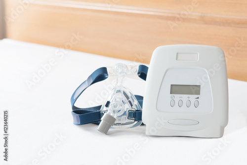 Sleep apnea therapy,CPAP machine with mask .