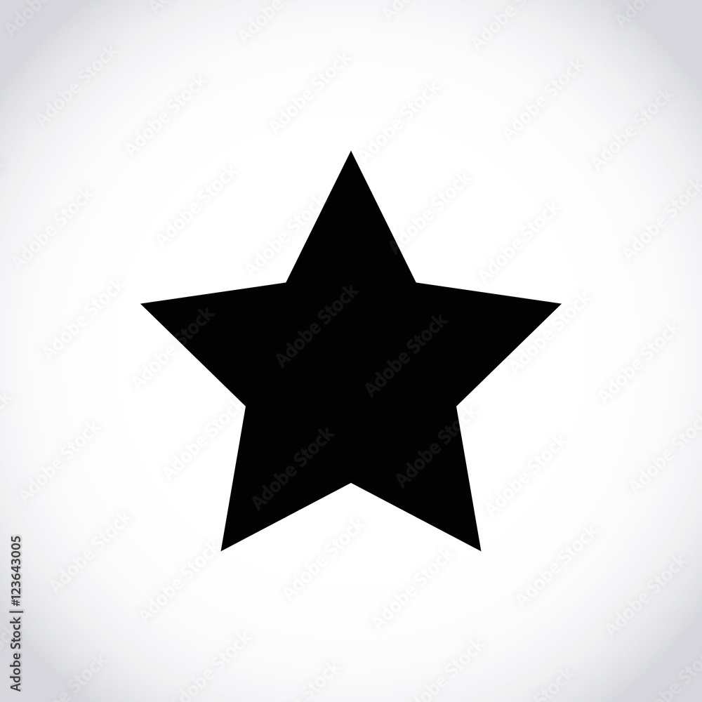 star icon stock vector illustration flat design star icon stock vector illustration flat design