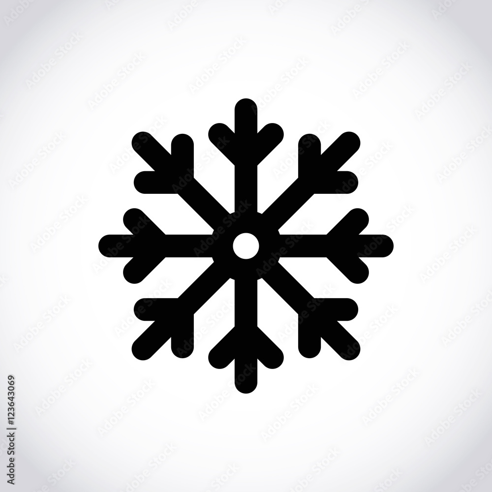 scresnowflake icon stock vector illustration flat design scresnowflake icon stock vector illustration flat design