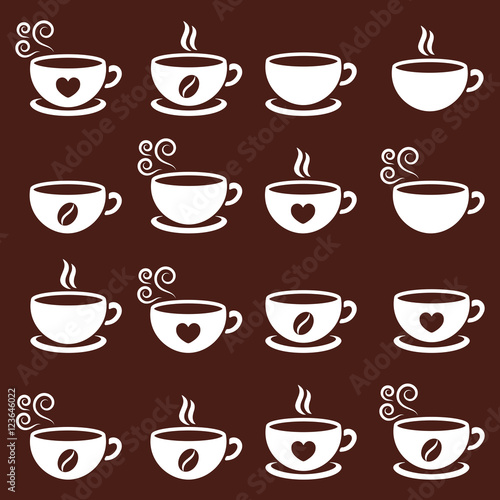 cup of coffee tea hot drink icon